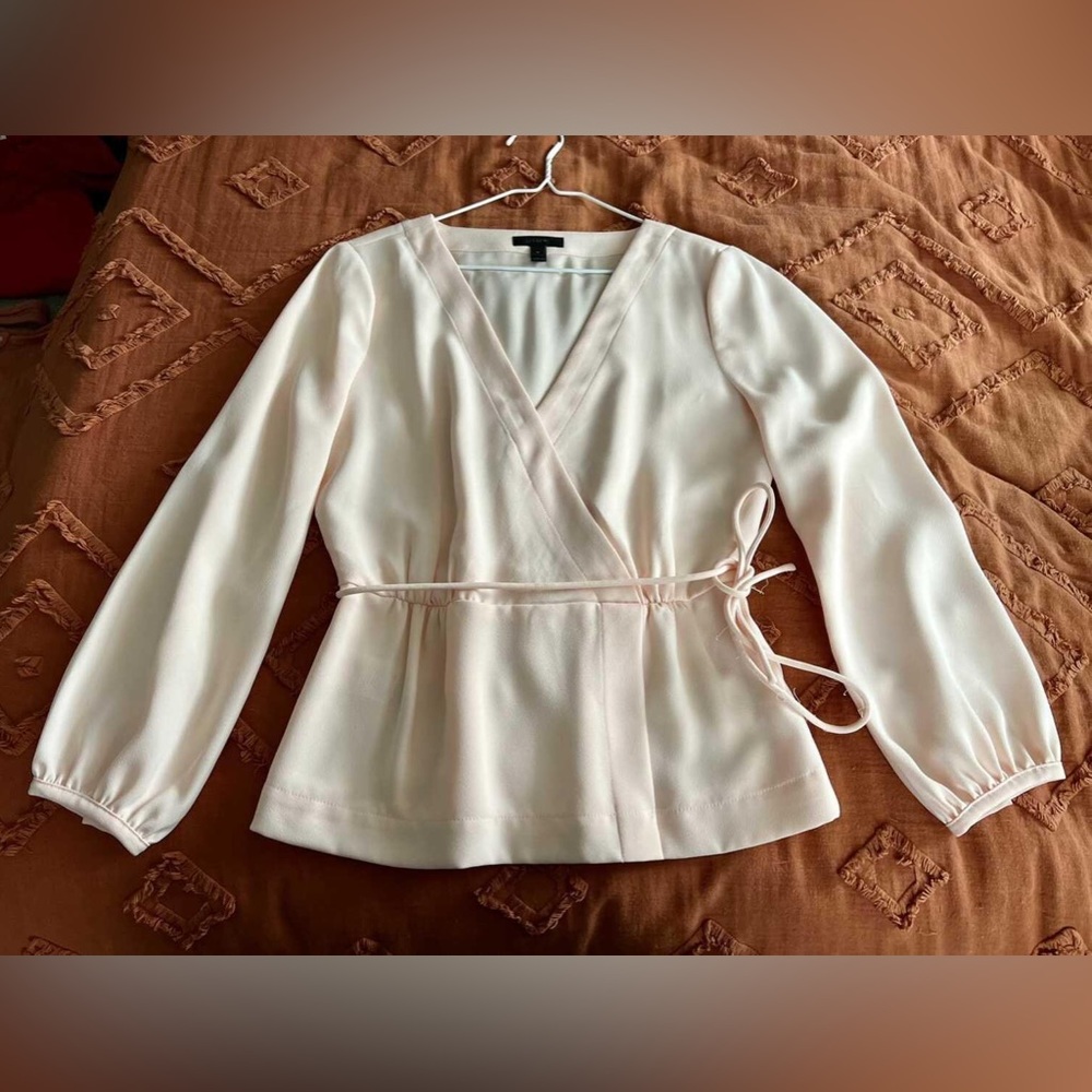 JCrew Light Pink Blouse